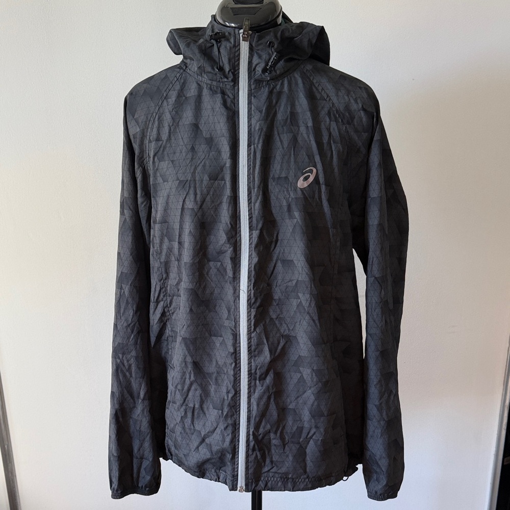 Asics Men's Charcoal Windbreaker
